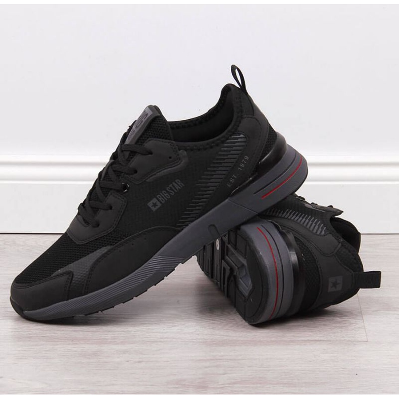 Black casual sports shoes Big Star M JJ174292 2 Black casual sports shoes Big Star M JJ174292 2