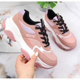 Sports sneakers Big Star W JJ274577 pink 1