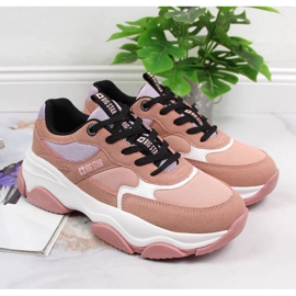 Sports sneakers Big Star W JJ274577 pink 2