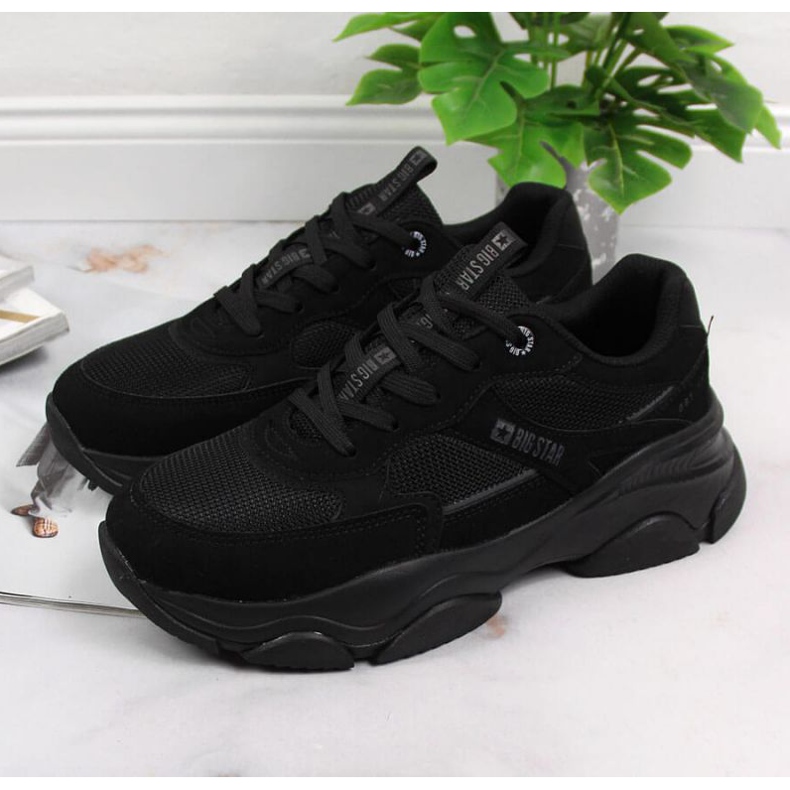 Black sports sneakers Big Star W JJ274578 2