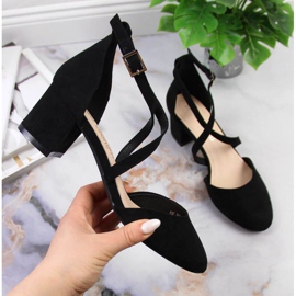 Sandals with straps Sergio Leone W SK365A black 1