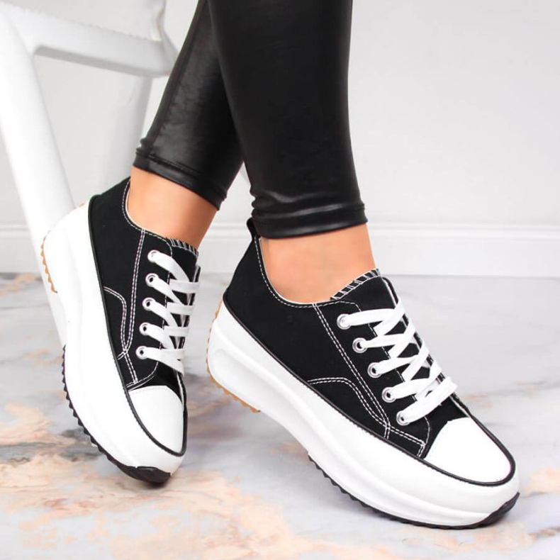 Black Sneakers McKeylor W JAN93 wedge heel 2