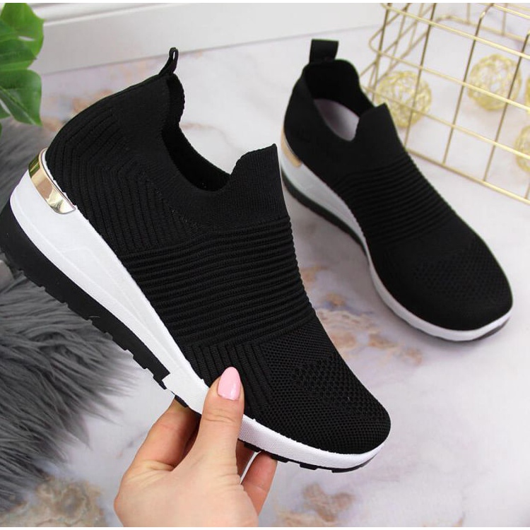 Sneakers socks slip on McKeylor W JAN95B black 1