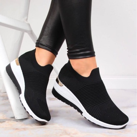 Sneakers socks slip on McKeylor W JAN95B black 2