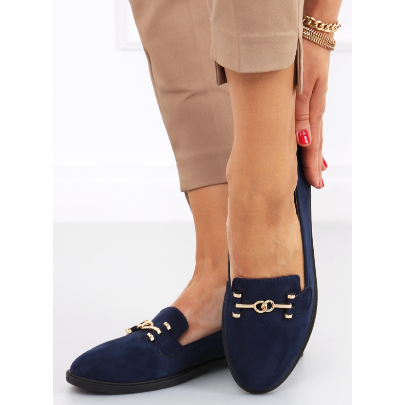 Women's Giro D. Blue loafers 1