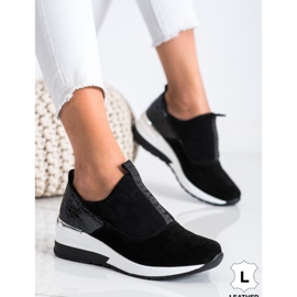 Filippo Leather Slip-On Sneakers black 1 Filippo Leather Slip-On Sneakers black 1