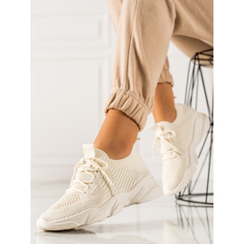 TRENDI Textile Sport Shoes beige 1