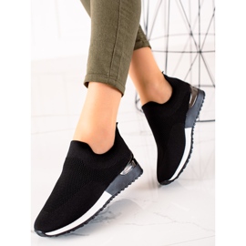 Sergio Todzi Black Slip-On Sneakers 1