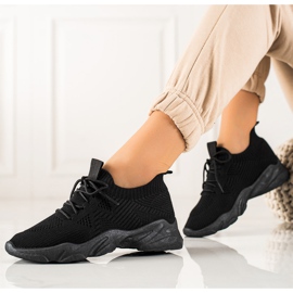 TRENDI Textile Sport Shoes black 1
