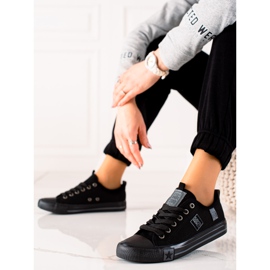 Women's Big Star Sneakers JJ274257 black 2