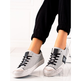 Women's Big Star Sneakers JJ274353 grey 1