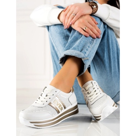 Filippo Ever Leather Sports Shoes white 1