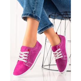 Filippo Classic Leather Sneakers pink 2