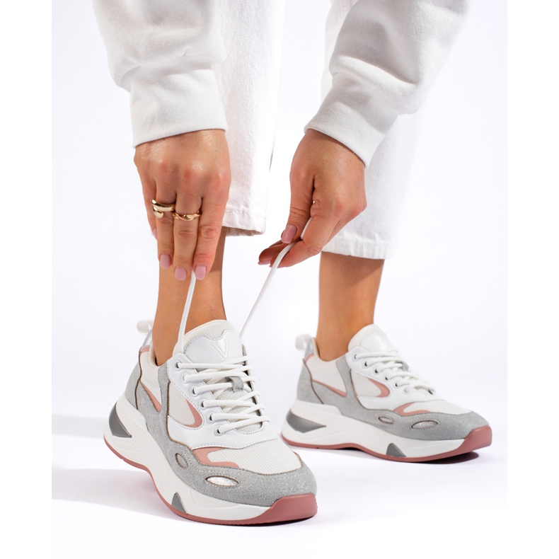 VINCEZA sneakers white 1