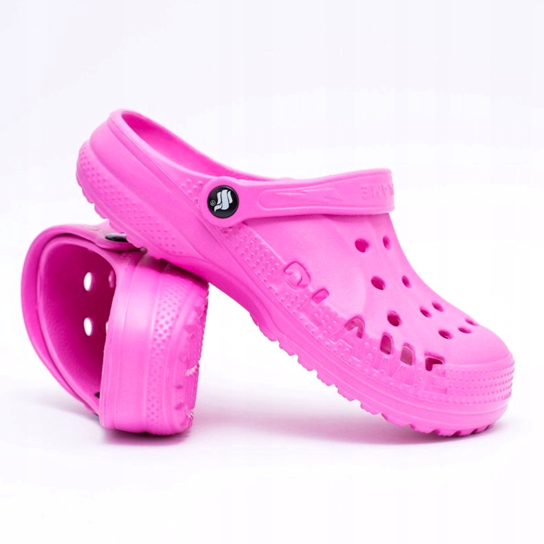 Flameshoes Women's Slippers Pink Light Crocs Eva 3