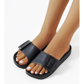 Black Big Star FF274A389 slippers 1 Black Big Star FF274A389 slippers 1