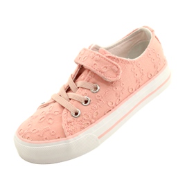 Lace Velcro Sneakers Atletico WY21452 Pink 3 Lace Velcro Sneakers Atletico WY21452 Pink 3