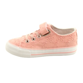 Lace Velcro Sneakers Atletico WY21452 Pink 1