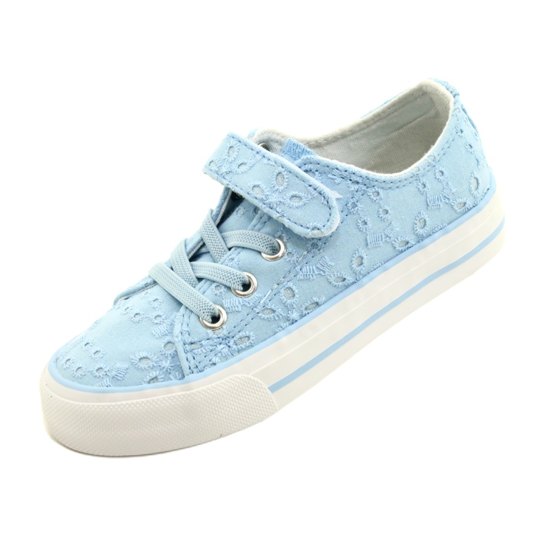 Lace Atletico Velcro WY21452 Blue Sneakers 3