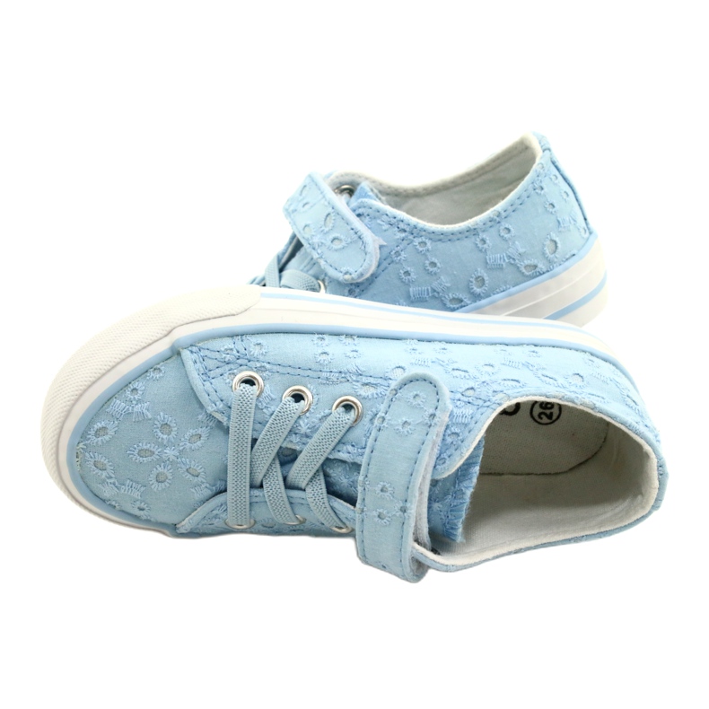Lace Atletico Velcro WY21452 Blue Sneakers 4