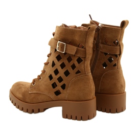 M.Daszyński Openwork bags tied Daszyński MR1813-33A beige 4 M.Daszyński Openwork bags tied Daszyński MR1813-33A beige 4