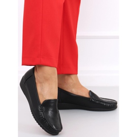 Cukki Black openwork loafers for women 2
