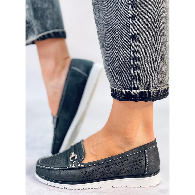 Senda Black women's loafers 2