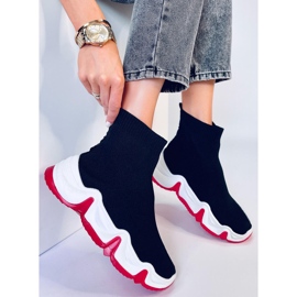 Trumm NERO-2 ankle sock shoes black 1