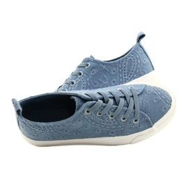 Lace Sneakers Atletico WY20763 Blue 5 Lace Sneakers Atletico WY20763 Blue 5