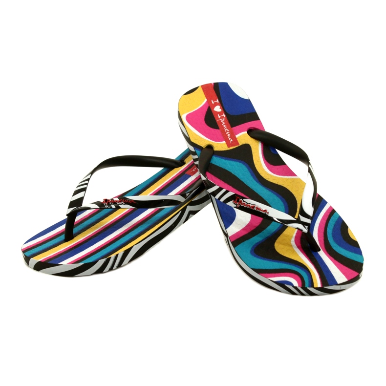 Zebra Flip-flops Ipanema 26627 23879 white black multicolored 3