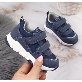 American Club Jr AM876B sports shoes navy blue 1