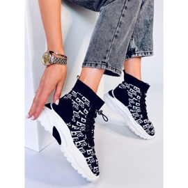 Helti Black sock ankle boots 2