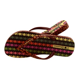 Women's SEM IGUAL POP IPANEMA Flip Flights 26627 25903 brown 3