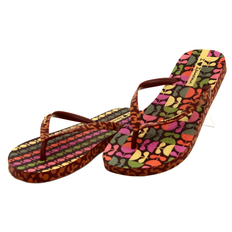 Women's SEM IGUAL POP IPANEMA Flip Flights 26627 25903 brown 2