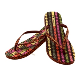 Women's SEM IGUAL POP IPANEMA Flip Flights 26627 25903 brown 4