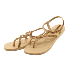 Sandały Rzymianki Beige / Gold Ipanema 82931 20811 2
