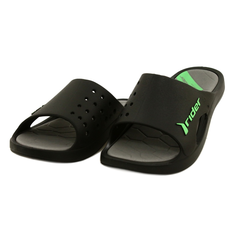 Men's Slippers Rider BAY X AD 83060 23899 Black / Gray / Green grey 2 Men's Slippers Rider BAY X AD 83060 23899 Black / Gray / Green grey 2