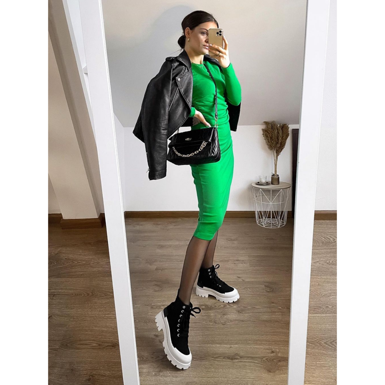 Seastar Fashionable High Sneakers On The Platform black 1