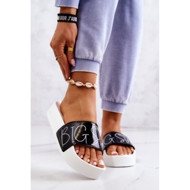 Women's Rubber Slippers Big Star JJ274A276 White and Black 1 Women's Rubber Slippers Big Star JJ274A276 White and Black 1