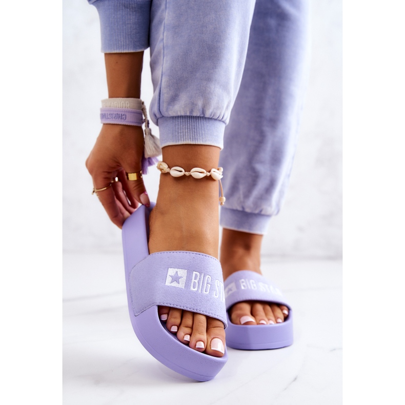Rubber Slippers Big Star JJ274A265 Violet 1