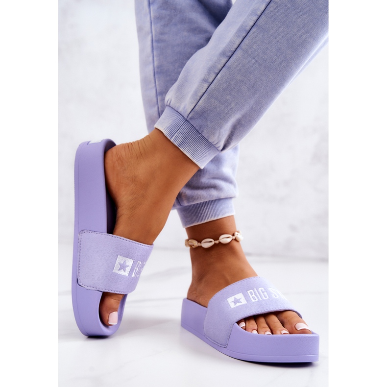 Rubber Slippers Big Star JJ274A265 Violet purple 2
