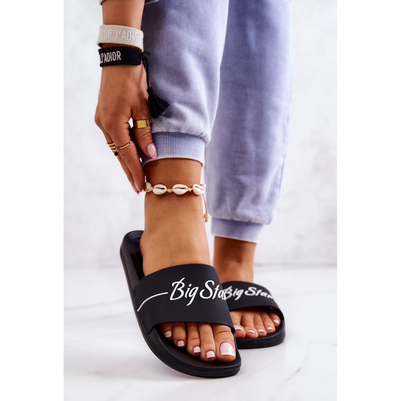 Classic Rubber Slippers Big Star JJ274A300 Black 1