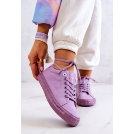 Women's Low Sneakers Big Star JJ274416 Violet 1