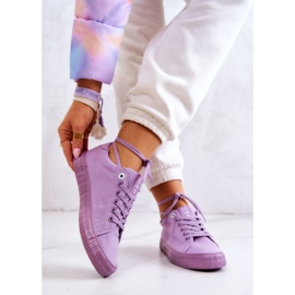 Women's Low Sneakers Big Star JJ274416 Violet purple 2