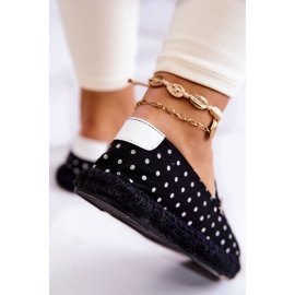 Women's Espadrilles With Polka Dots Big Star JJ274867 Black 2