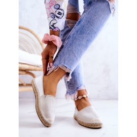 Women's Classic Espadrilles Big Star JJ274951 White-Gray grey 2 Women's Classic Espadrilles Big Star JJ274951 White-Gray grey 2