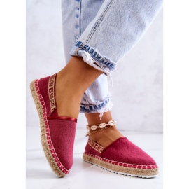 Slip-on espadrilles Big Star JJ274880 Dark pink 2