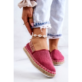 Slip-on espadrilles Big Star JJ274880 Dark pink 1