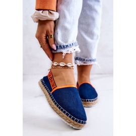 Slip-on espadrilles Big Star JJ274877 Navy blue 1 Slip-on espadrilles Big Star JJ274877 Navy blue 1