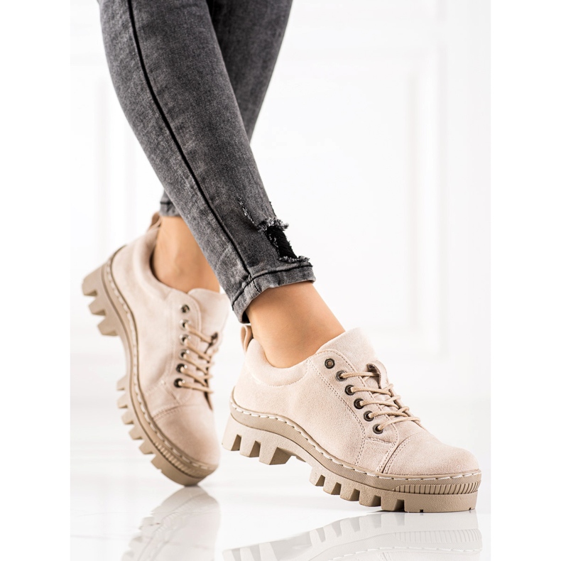 S. BARSKI S.BARSKI Platform Shoes beige 1